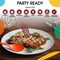 Exquisite Polished Plastic Silverware – 150 Pcs Heavy Duty Cutlery Set – 50 Each of Forks, Knives & Spoons – Disposable Utensil Set for Parties, Events & Catering – Flatware Set by Party Solids